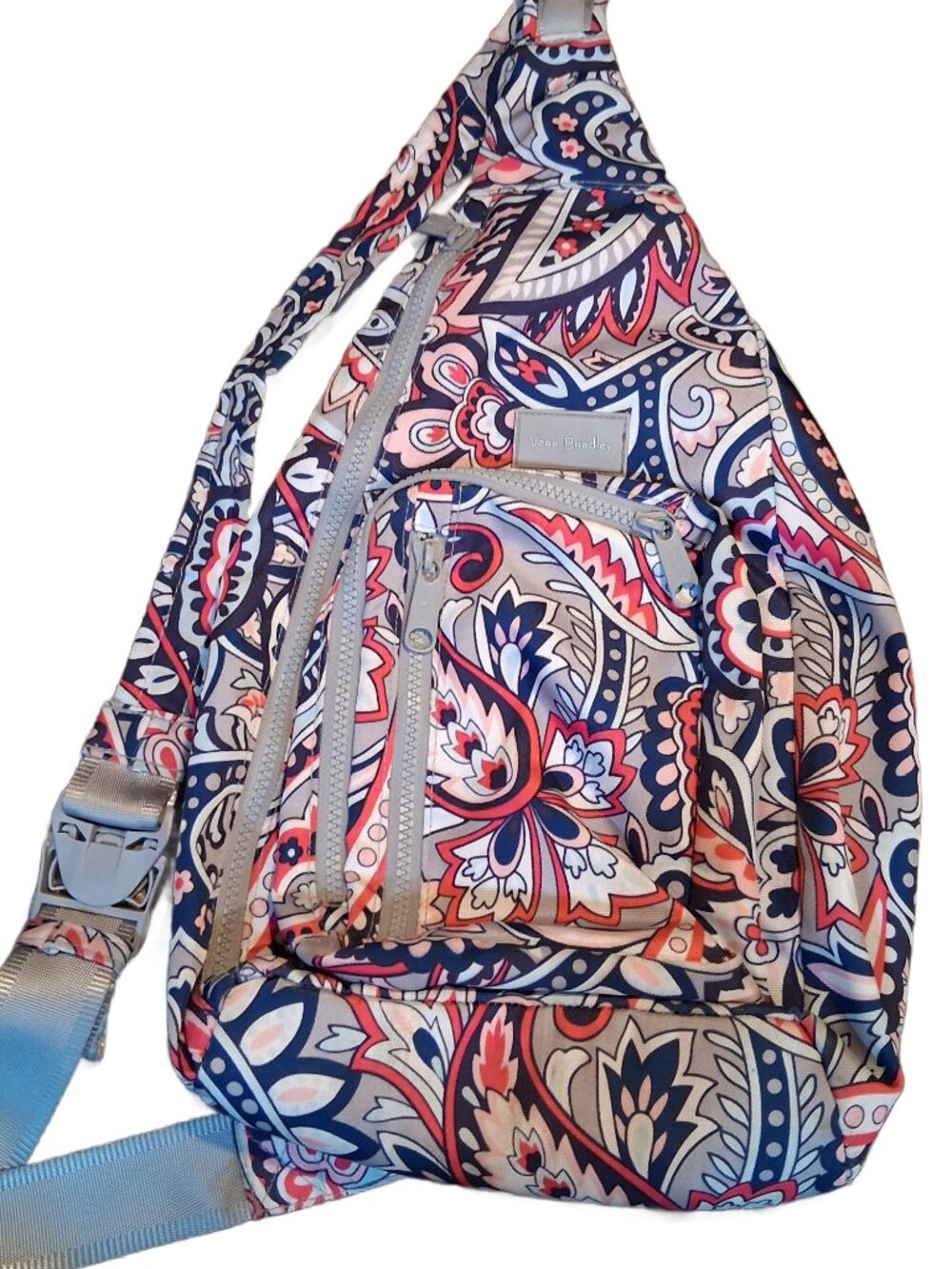 Vera Bradley Reactive Sling Backpack In Gramercy Paisley